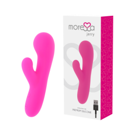 MORESSA - JERRY CLIP VIBRADOR PUNTO G Y CLITORIS PREMIUM SILICONE RECARGABLE