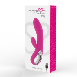 MORESSA - TROY MASAJEADOR PUNTO G Y CLITORIS PREMIUM SILICONE RECARGABLE