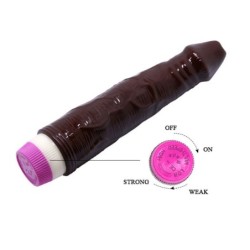 BAILE - WAVES OF PLEASURE VIBRADOR 23 CM MARRÃ“N