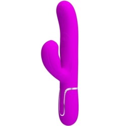 PRETTY LOVE - PERLITA VIBRADOR PUNTO G 3 EN 1 MULTIFUNCIÃ“N VIOETA