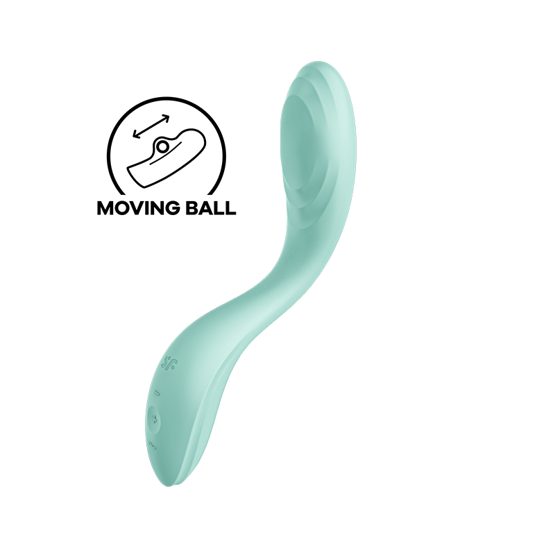 SATISFYER - RRROLLING PLEASURE VIBRADOR PUNTO G VERDE