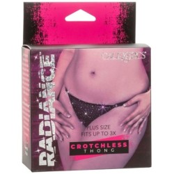 CALEXOTICS - RADIANCE TANGA SIN ENTREPIERNA PEDRERÃA TALLA GRANDE