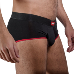 MACHO - MS24R CALZONCILLO BRIEF DARK ROJO S