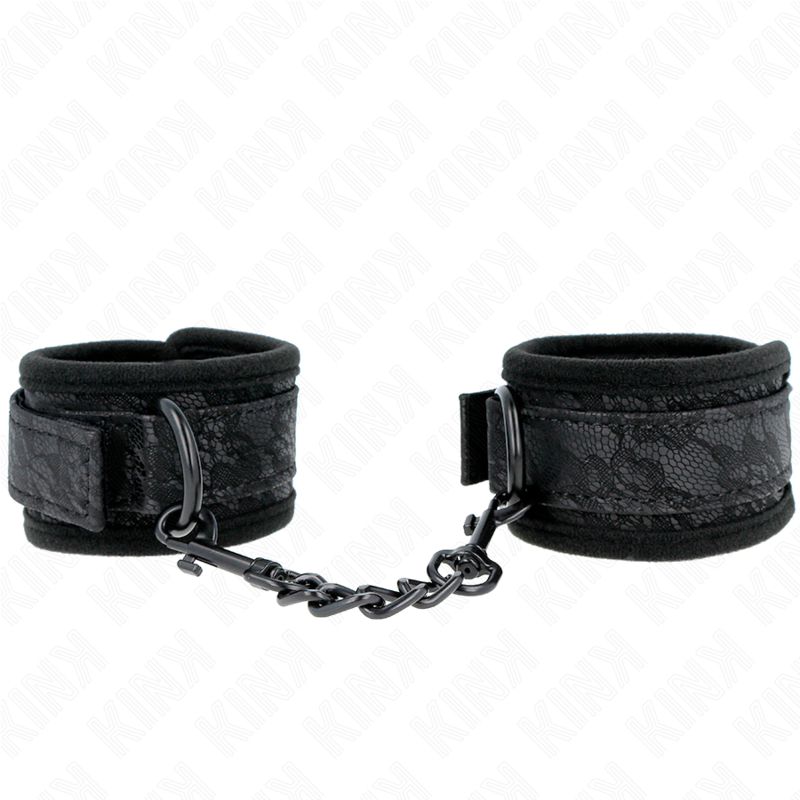 KINK - MUÃ‘EQUERAS DE ENCAJE Y NEOPRENO AJUSTABLE NEGRO 20-29 CM X 5 CM