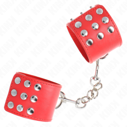 KINK - MUÃ‘EQUERAS CON CIERRE A PRESIÃ“N AJUSTABLE ROJO 19-24 CM X 5.5 CM