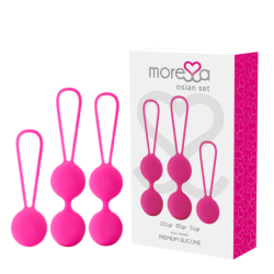 MORESSA - OSIAN SET PREMIUM SILICONA ROSA (Osian One - 51 g | Osian Two - 101 g | Osian Three 85 g)