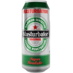 ALIVE - MASTURBADOR MASCULINO VAGINA LATA CERVEZA