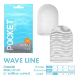 TENGA - WAVE LINE MASTURBADOR POCKET