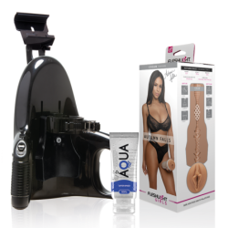 FLESHLIGHT - AUTUMN FALLS CREAM TEXTURE VAGINA + UNIVERSAL LAUNCH + LUBRICANTE AQUA QUALITY 50 ML