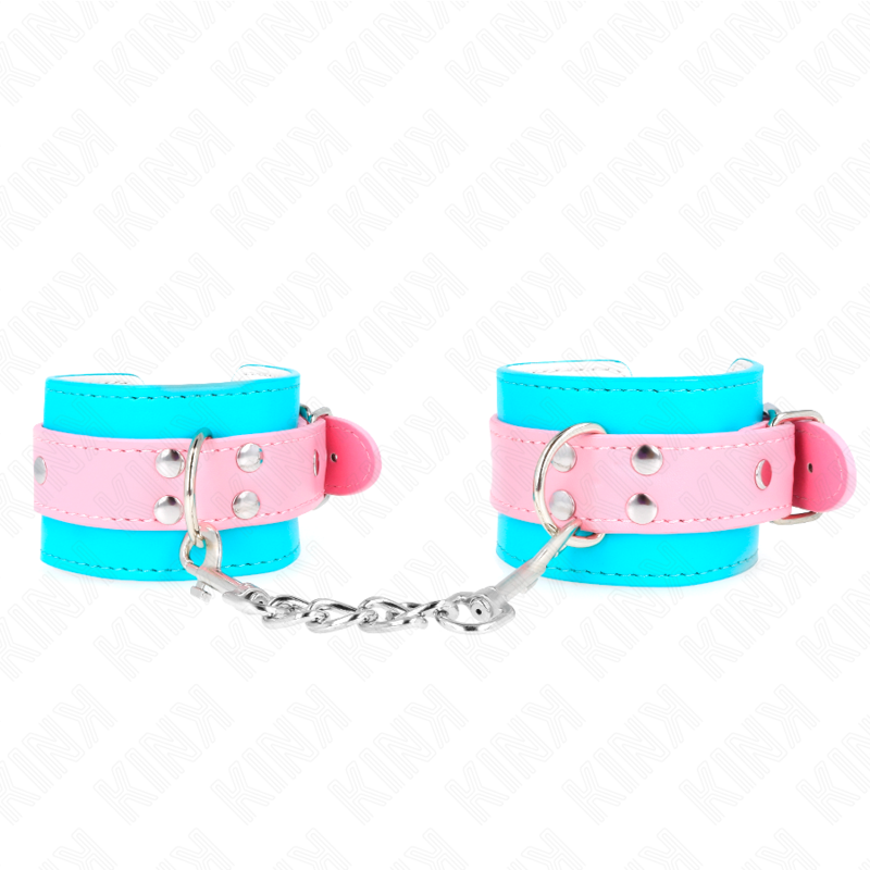 KINK - MUÃ‘EQUERAS CHIC AZUL / ROSA AJUSTABLE 16-28 CM X 5 CM