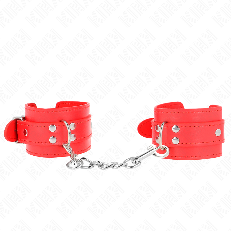 KINK - MUÃ‘EQUERAS SENCILLAS ROJO AJUSTABLE 20-23 CM X 5.5 CM