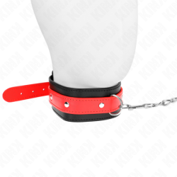 KINK - COLLAR CON CORREA 65 CM ROJO AJUSTABLE 36-43 CM X 5 CM