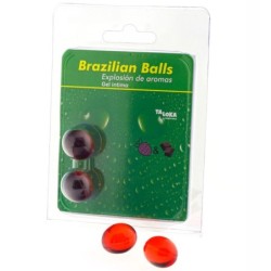 TALOKA - BRAZILIAN BALLS GEL ÃNTIMO FRESA & CHOCOLATE 2 BOLAS