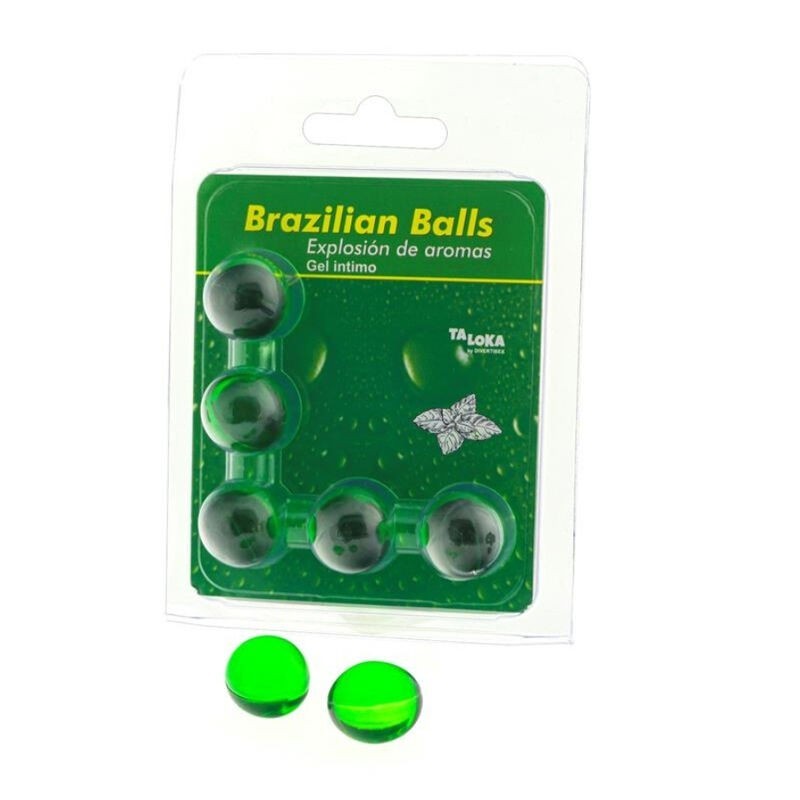 TALOKA - BRAZILIAN BALLS GEL ÃNTIMO MENTA 5 BOLAS