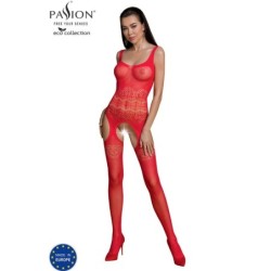 PASSION - ECO COLLECTION BODYSTOCKING ECO BS005 ROJO