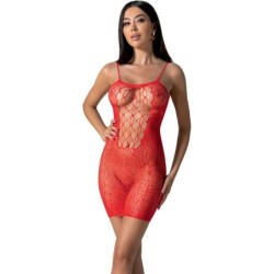 PASSION - BS096 BODYSTOCKING ROJO TALLA UNICA