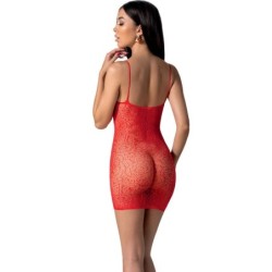 PASSION - BS096 BODYSTOCKING ROJO TALLA UNICA