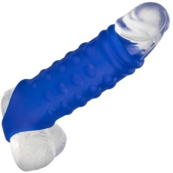 CALEXOTICS - ADMIRAL BEADED FUNDA PENE SILICONA LÃQUIDA AZUL