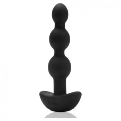 B-VIBE - TRIPLET ANAL CONTROL REMOTO BEADS NEGRO