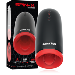 JAMYJOB - SPIN-X MASTURBADOR CON ROTACIÃ“N Y FUNCIÃ“N CALOR