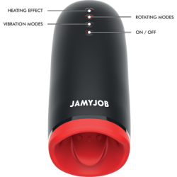 JAMYJOB - SPIN-X MASTURBADOR CON ROTACIÃ“N Y FUNCIÃ“N CALOR