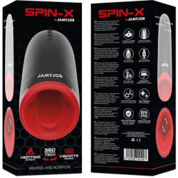 JAMYJOB - SPIN-X MASTURBADOR CON ROTACIÃ“N Y FUNCIÃ“N CALOR