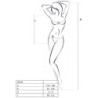 PASSION - WOMAN BS035 BODYSTOCKING NEGRO TALLA UNICA