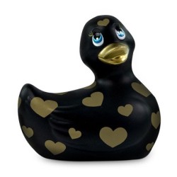 BIG TEASE TOYS - I RUB MY DUCKIE 2.0 | PATO VIBRADOR ROMANCE (BLACK & GOLD)