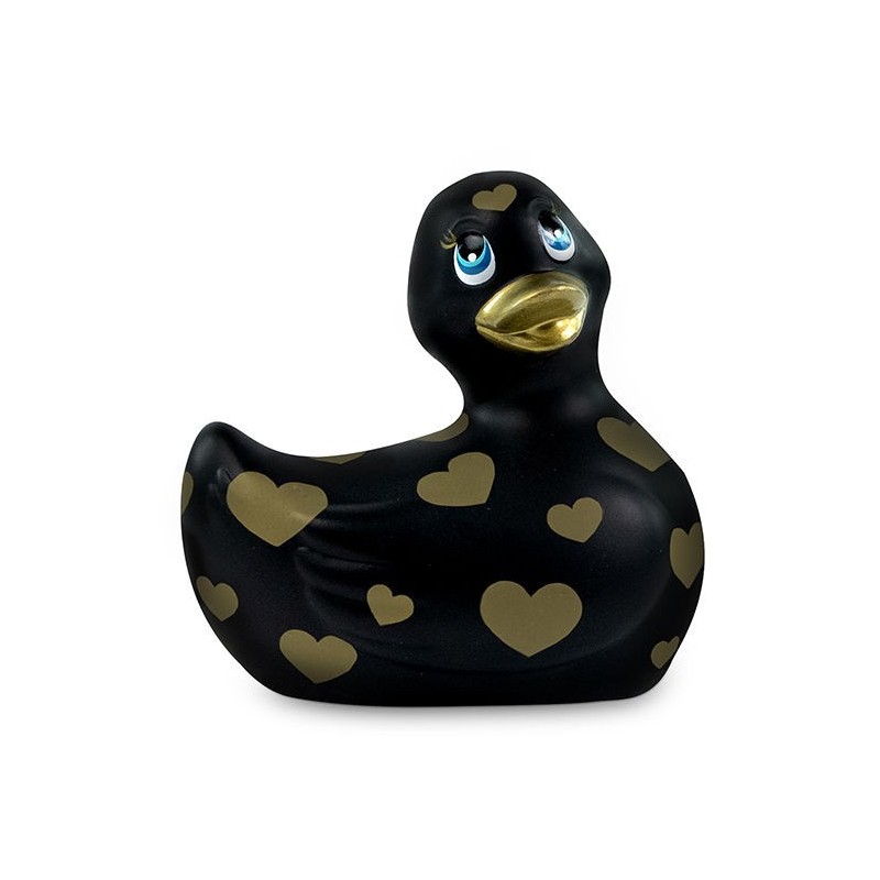 BIG TEASE TOYS - I RUB MY DUCKIE 2.0 | PATO VIBRADOR ROMANCE (BLACK & GOLD)