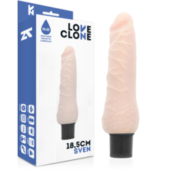 LOVECLONE - SVEN SELF LUBRICATION VIBRADOR 18.5 CM -O- 3.3 CM