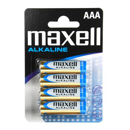 MAXELL - BATTERY ALCALINA AAA LR03 BLISTER*4 EU