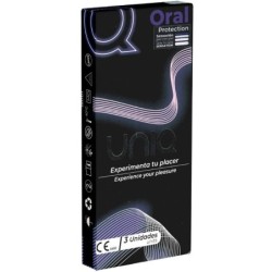 UNIQ - ORAL MASK PRESERVATIVOS SIN LATEX 3 UNIDADES