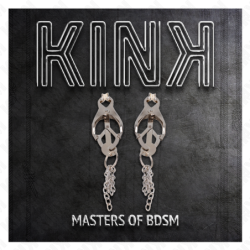 KINK - PINZAS PARA PEZONES ESTILO JAPONÃ‰S CON CADENAS PLATEADO