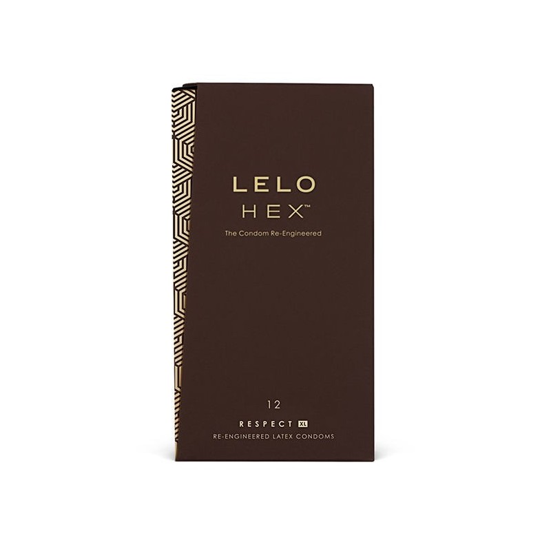 LELO - HEX PRESERVATIVO RESPECT XL 12 PACK