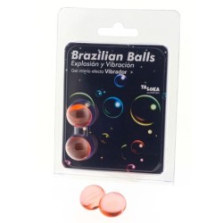 TALOKA - BRAZILIAN BALLS GEL EXCITANTE EFECTO VIBRACIÃ“N 2 BOLAS