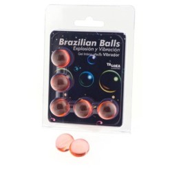 TALOKA - BRAZILIAN BALLS GEL EXCITANTE EFECTO VIBRACIÃ“N 5 BOLAS