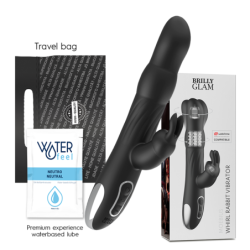 BRILLY GLAM - MOEBIUS RABBIT VIBRATOR & ROTATOR COMPATIBLE CON WATCHME WIRELESS TECHNOLOGY