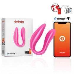 ONINDER - LISBOA ESTIMULADOR PUNTO G & CLÃTORIS ROSA - APP GRATUITA ROSA