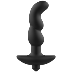 ADDICTED TOYS - MASAJEADOR ANAL CON VIBRACIÃ“N NEGRO MODELO 2