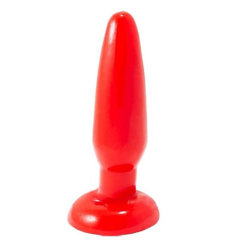 BAILE - PLUG ANAL PEQUEÃ‘O ROJO 15 CM