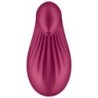 SATISFYER - DIPPING DELIGHT VIBRADOR LAY-ON ROJO