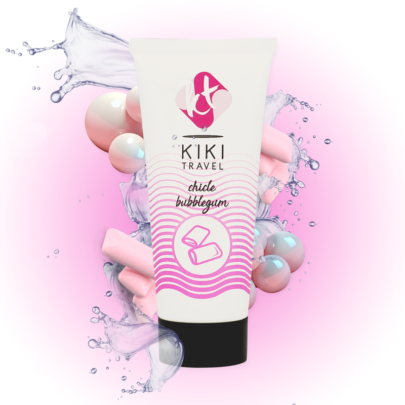 KIKÃ TRAVEL - LUBRICANTE SABOR A CHICLE 50 ML