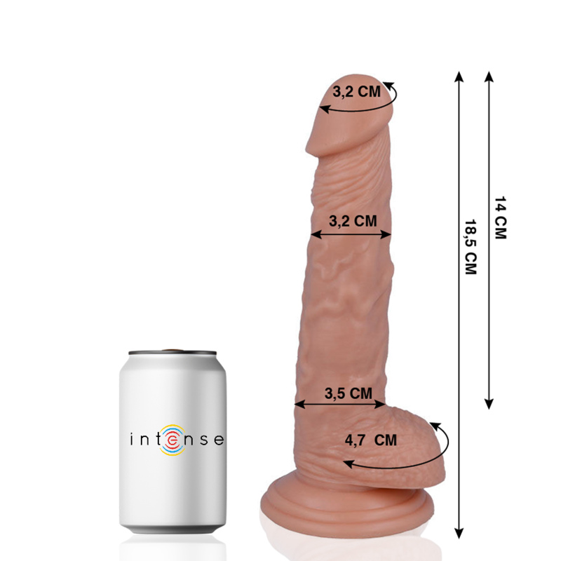 MR INTENSE - 13 PENE REALISTICO 18.5 CM -O- 3.2 CM