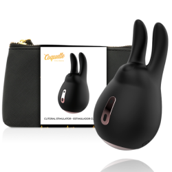 COQUETTE CHIC DESIRE - ESTIMULADOR CLÃTORIS NEGRO / GOLD CONEJO