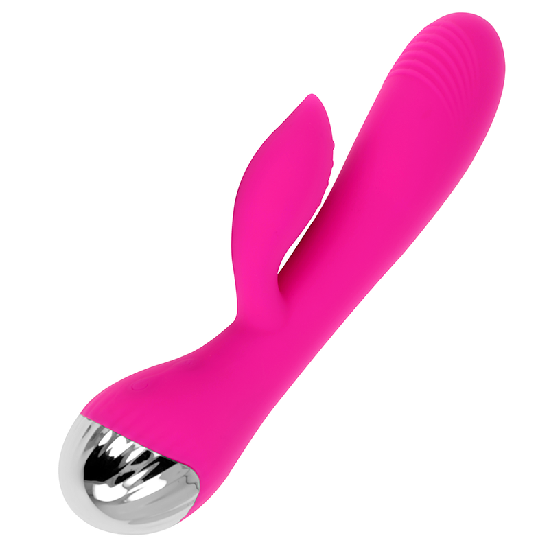 OHMAMA - VIBRADOR RECARGABLE CON RABBIT 10 MODOS DE VIBRACIÃ“N 19 CM