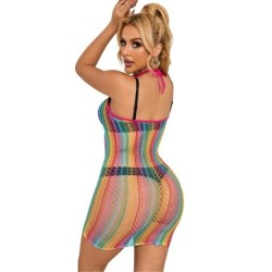 SUBBLIME - 952341 BODYSTOCKING DE REJILLA ARCOIRIS TALLA ÃšNICA