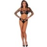 LIVCO CORSETTI FASHION - NIKRITA LC 90674 SUJETADOR + PANTIES NEGRO L