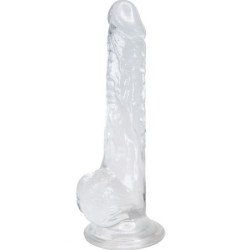 ALIVE - LUSTY PENE REALISTICO TRANSPARENTE 18 CM