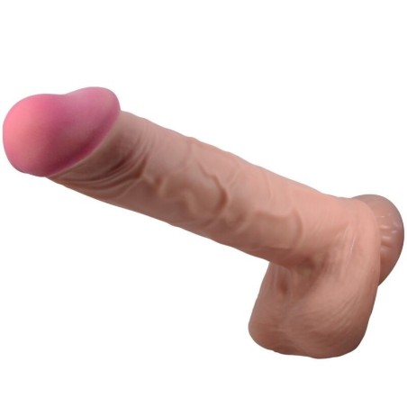 PRETTY LOVE - SLIDING SKIN SERIES DILDO REALÃSTICO CON VENTOSA PIEL DESLIZANTE MORENO 26 CM