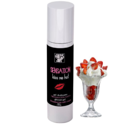 EROS-ART - SENSATTION LUBRICANTE NATURAL FRESAS CON NATA 50 ML